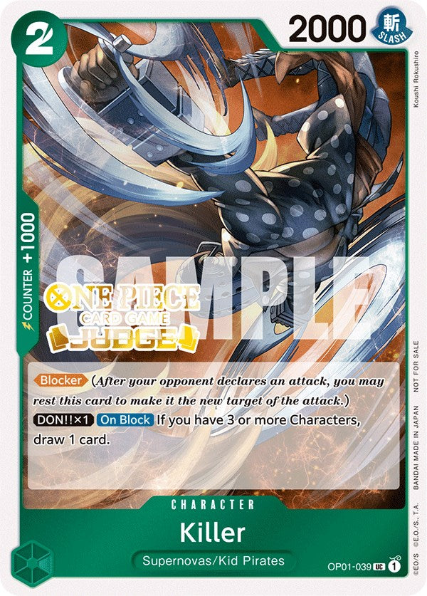 Killer (Pack Juge Vol. 3) [Cartes promotionnelles One Piece]