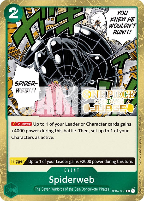 Toile d'Araignée (Pack Juge Vol. 3) [Cartes promotionnelles One Piece]