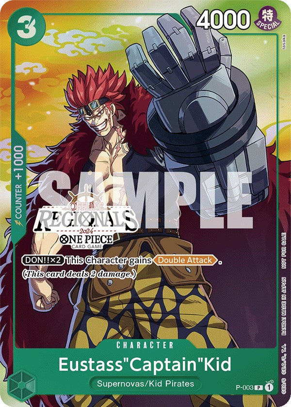 Eustass "Captain" Kid (Regional Offline 2024 Vol. 2) [Participante] [Cartas de Promoción de One Piece]