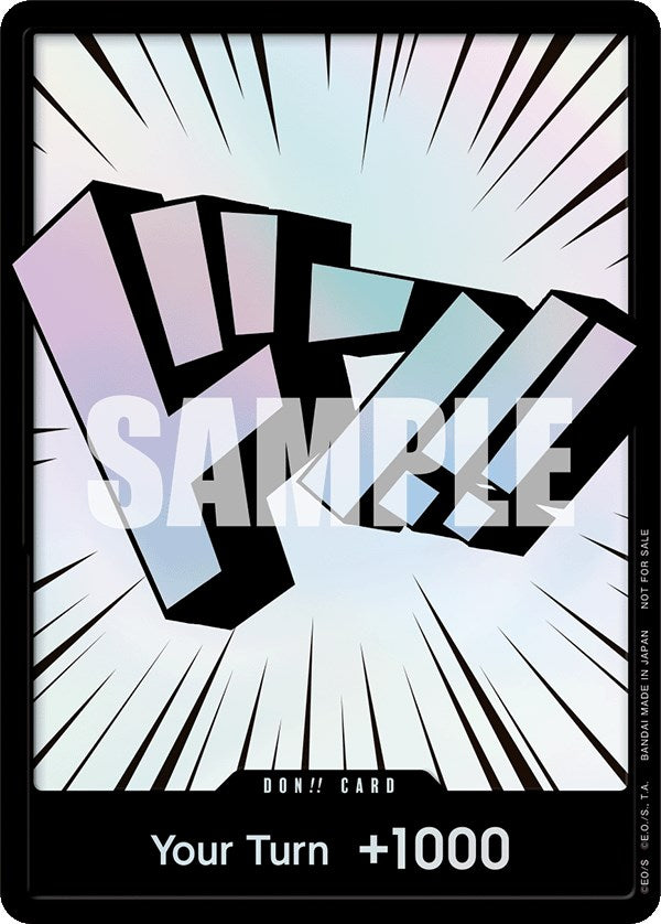 ¡¡DON!! Carta (Texto 3D) [Cartas Promocionales de One Piece]