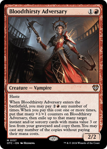 Adversario sanguinario [Forajidos de Cruce de Truenos Commander]