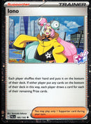 Iono (185/193) (Cosmo Holo) [Escarlata y Púrpura: Evolución en Paldea]