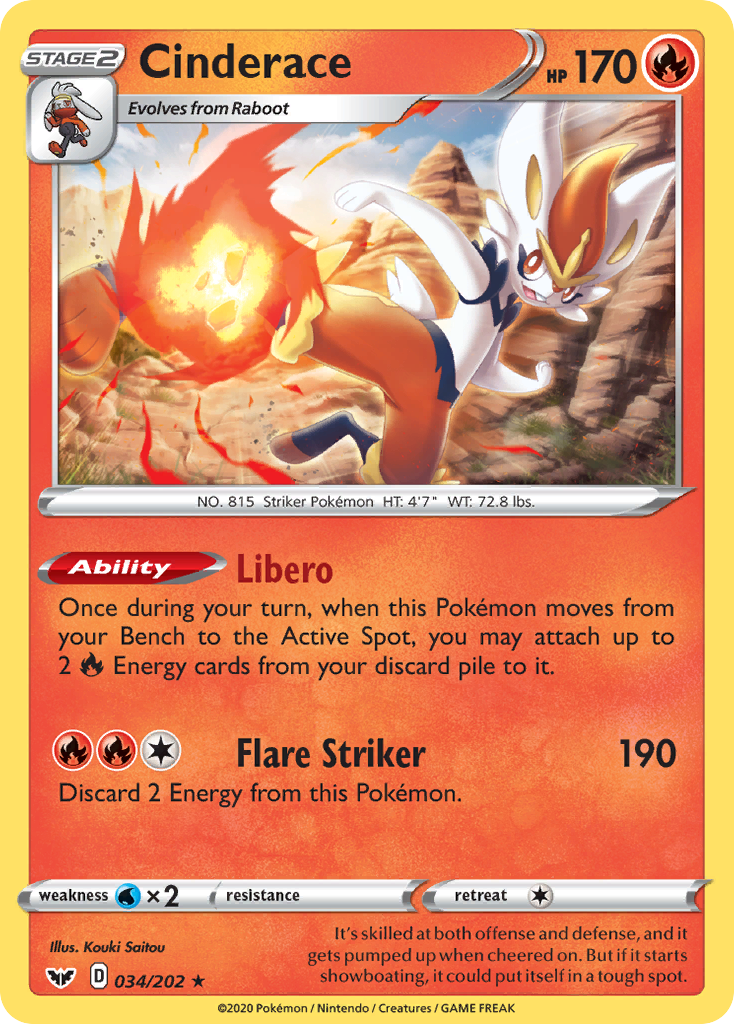 Pyrobut (034/202) (Exclusif au Deck Thème) [Épée et Bouclier : Set de Base]