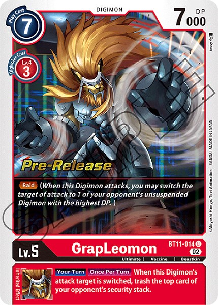 GrapLeomon [BT11-014] [Promos de Prerelease de Dimensional Phase]