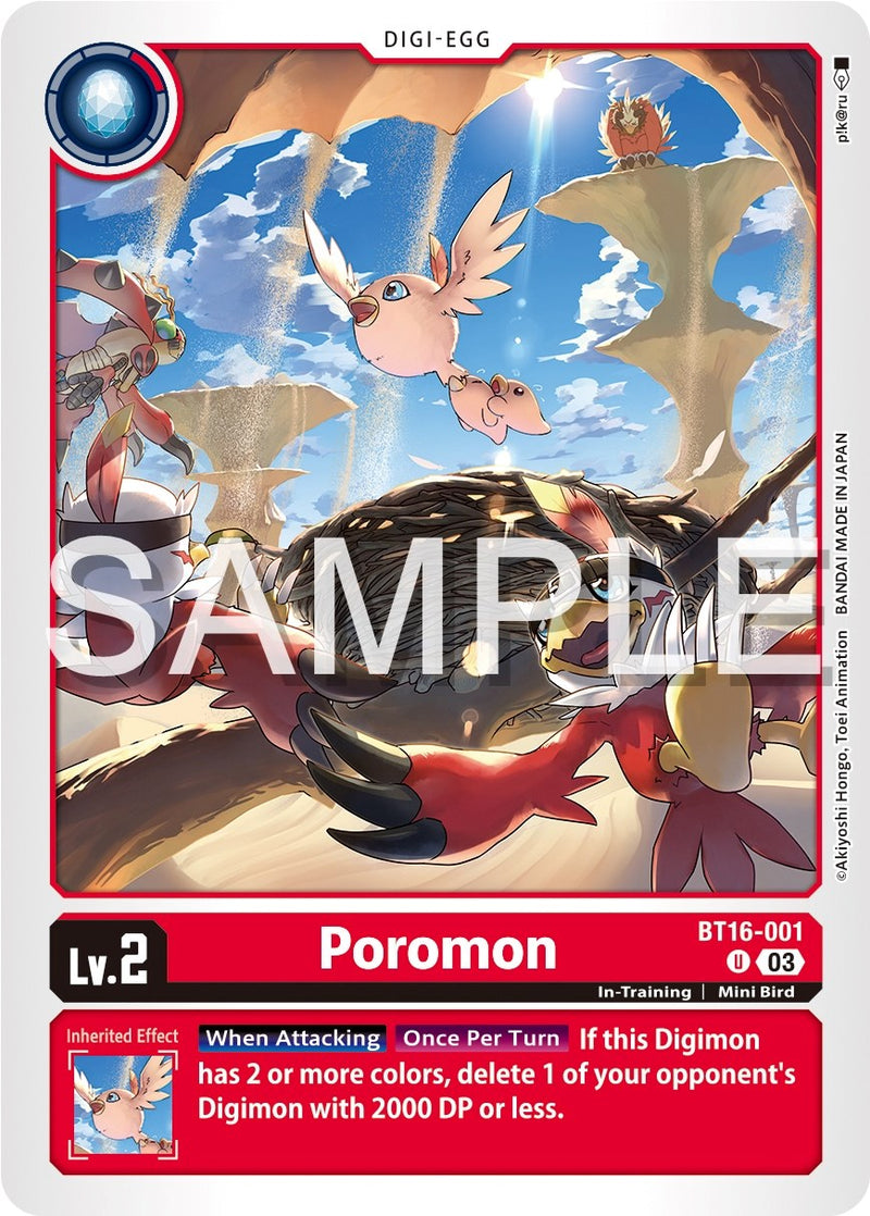 Poromon [BT16-001] [Observador Principiante]