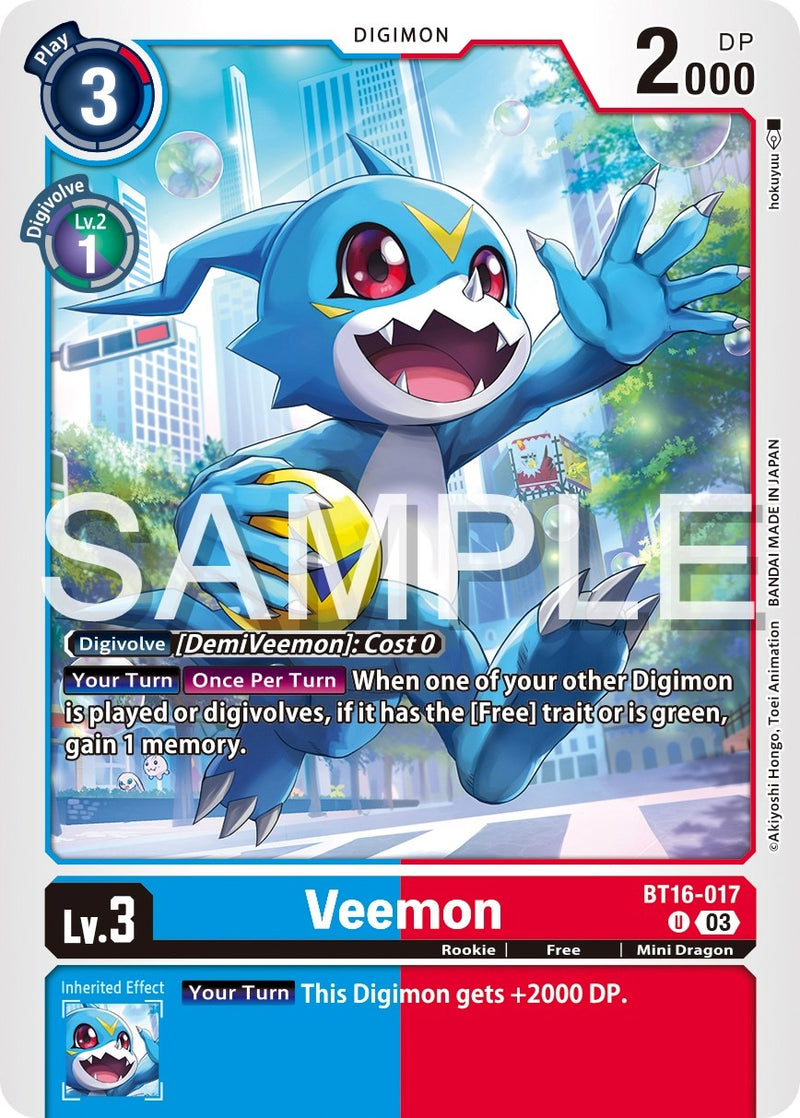 Veemon [BT16-017] [Observador Principiante]