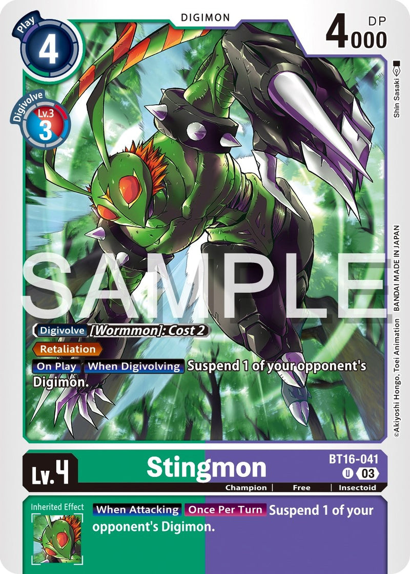 Stingmon [BT16-041] [Observador Principiante]