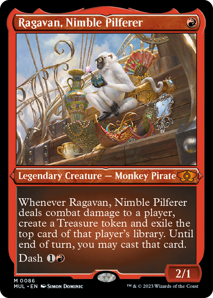 Ragavan, Nimble Pilferer (Grabado foil) [Leyendas del Multiverso]