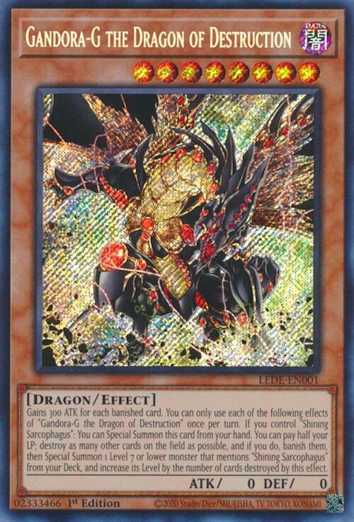 Gandora-G el Dragón de la Destrucción [LEDE-EN001] Secreta Rara