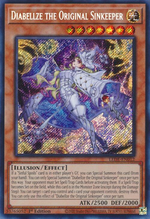 Diabellze la Guardiana del Pecado Original [LEDE-EN012] Secret Rare