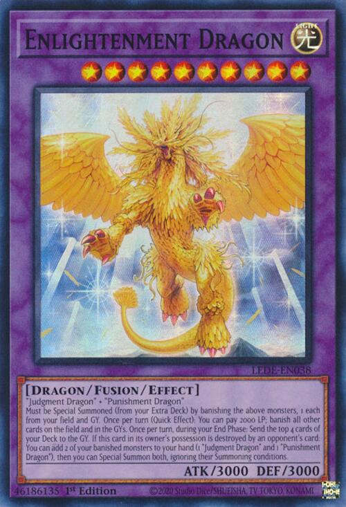 Dragón de la Iluminación [LEDE-EN038] Súper Rara
