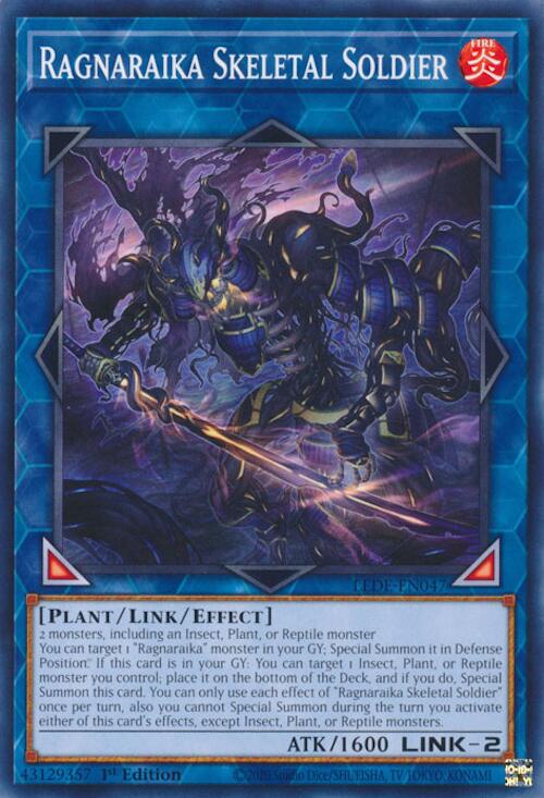 Soldado Esqueleto de Ragnaraika [LEDE-EN047] Común