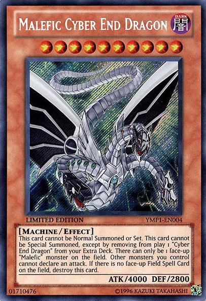 Dragón Ciber Final Maléfico [YMP1-EN004] Rara Secreta