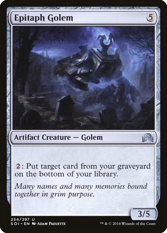 Golem de l'épitaphe [Ténèbres sur Innistrad]
