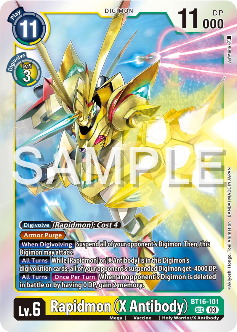 Rapidmon (X Antibody) [BT16-101] [Observador Principiante]