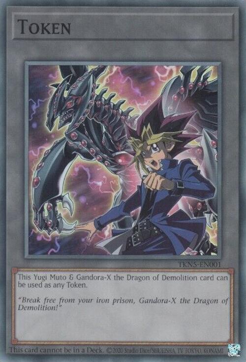 Ficha: Yugi Muto y Gandora-X el Dragón de la Demolición [TKN5-EN001] Súper Rara