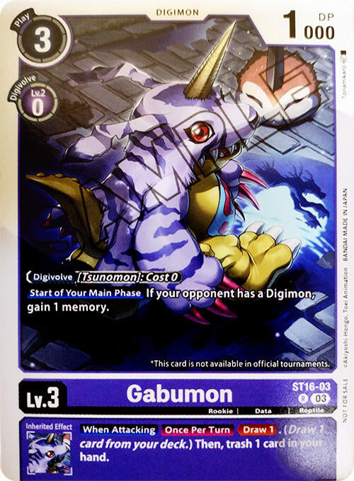 Gabumon [ST16-03] (Exclusiva del Demo Deck) [Starter Deck: Lobo de la Amistad]