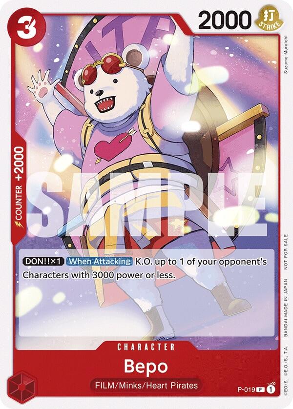 Bepo (Pack Tournoi Vol. 7) [Cartes promotionnelles One Piece]