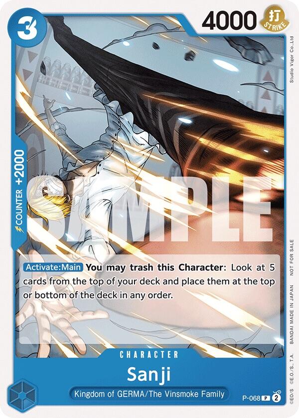 Sanji (Pirates Party Vol. 7) [Cartes promotionnelles One Piece]