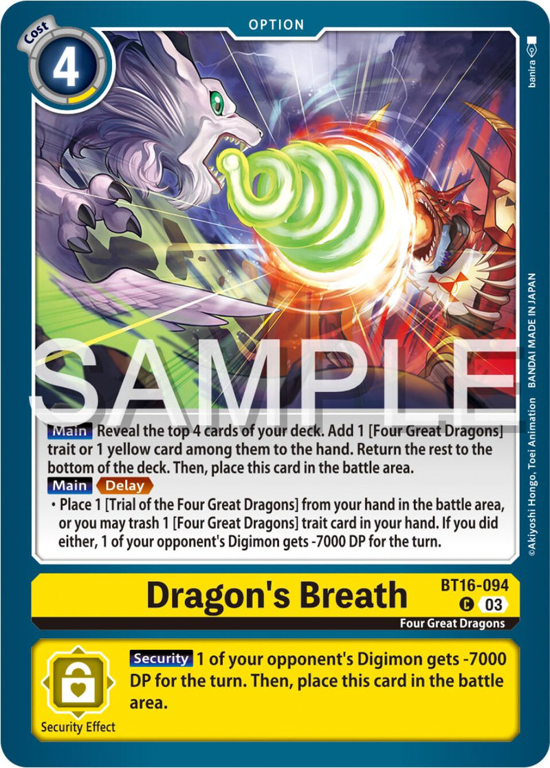 Aliento de Dragón [BT16-094] [Observador Principiante]