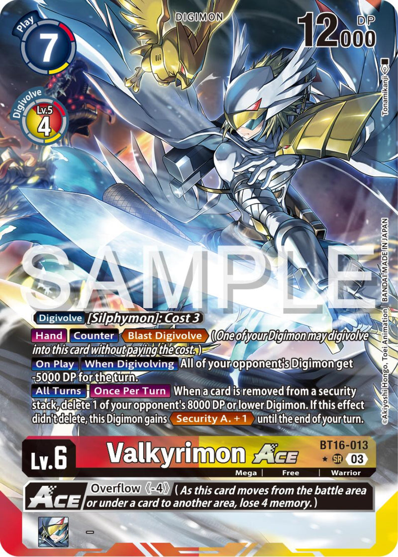Valkyrimon Ace [BT16-013] (Arte Alternativo) [Observador del Inicio]