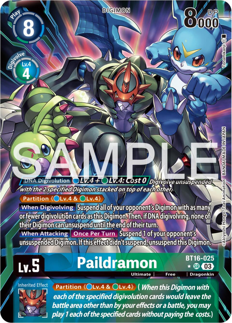 Paildramon [BT16-025] (Arte Alternativo) [Observador del Comienzo]