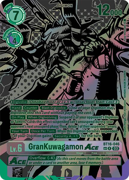 GranKuwagamon Ace [BT16-046] (Arte Alternativo) [Beginning Observer]