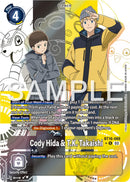 Cody Hida y T.K. Takaishi [BT16-088] (Arte Alternativo) [Observador del Inicio]