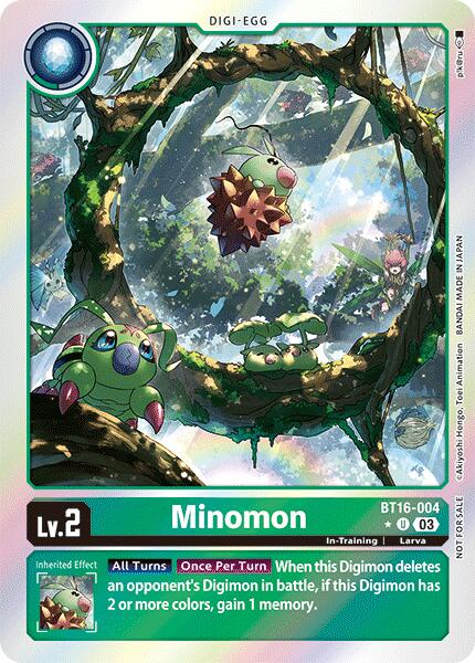 Minomon [BT16-004] (Box Promotion Pack: Beginning Observer) [Promociones de Beginning Observer]