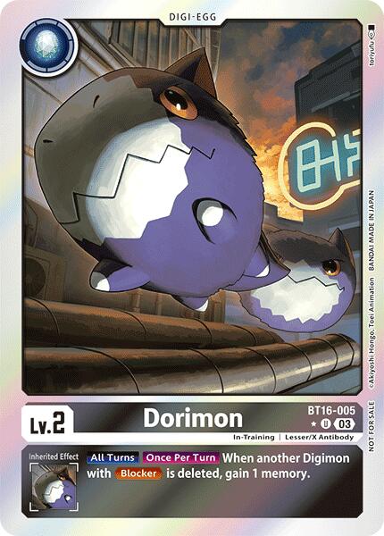Dorimon [BT16-005] (Paquete Promocional de Caja: Observador del Inicio) [Promociones de Observador del Inicio]