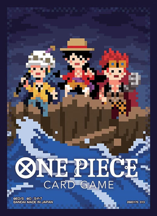 Bandai: 70 fundas para cartas - Los tres capitanes (Surtido 6) (Pixel Art)