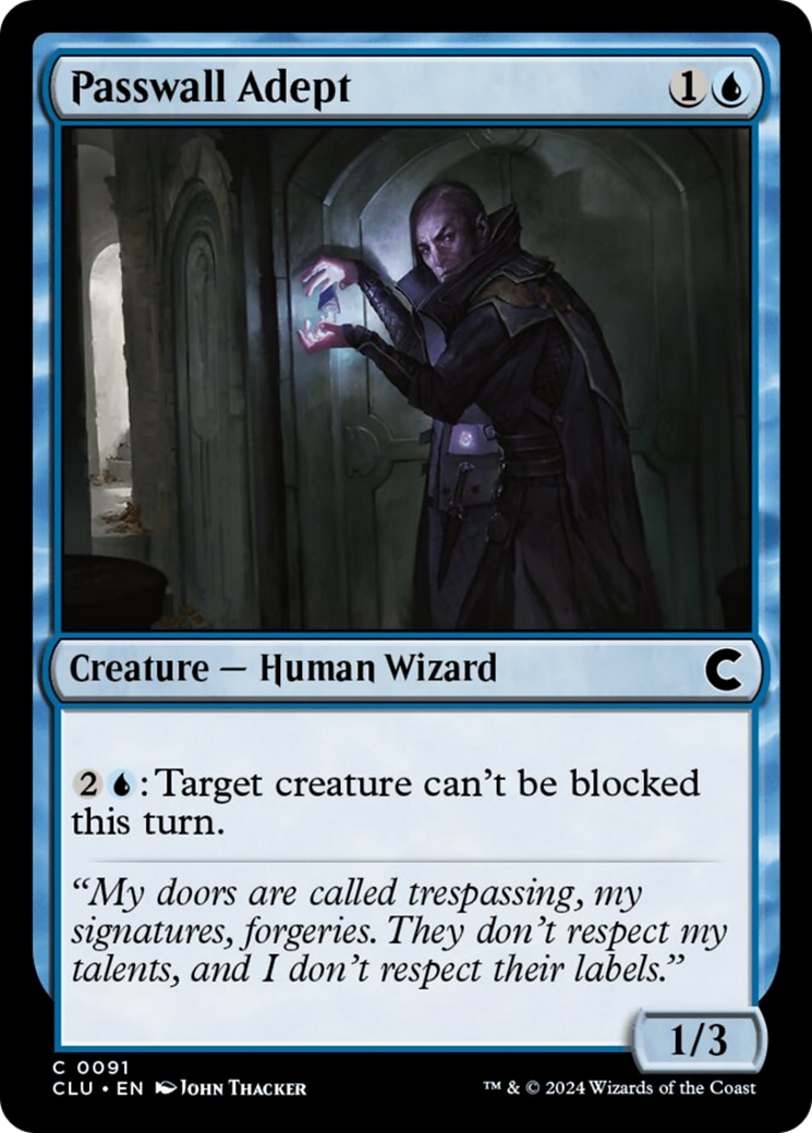 Adepte de Passe-Muraille [Ravnica: Clue Edition]