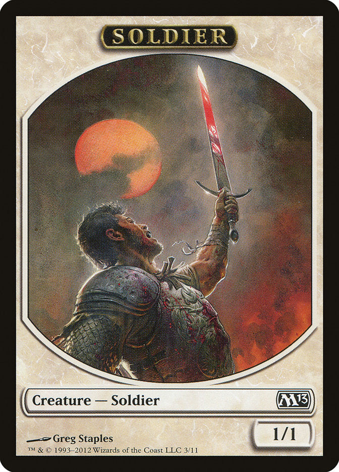 Jeton Soldat [Magic 2013 Jetons]