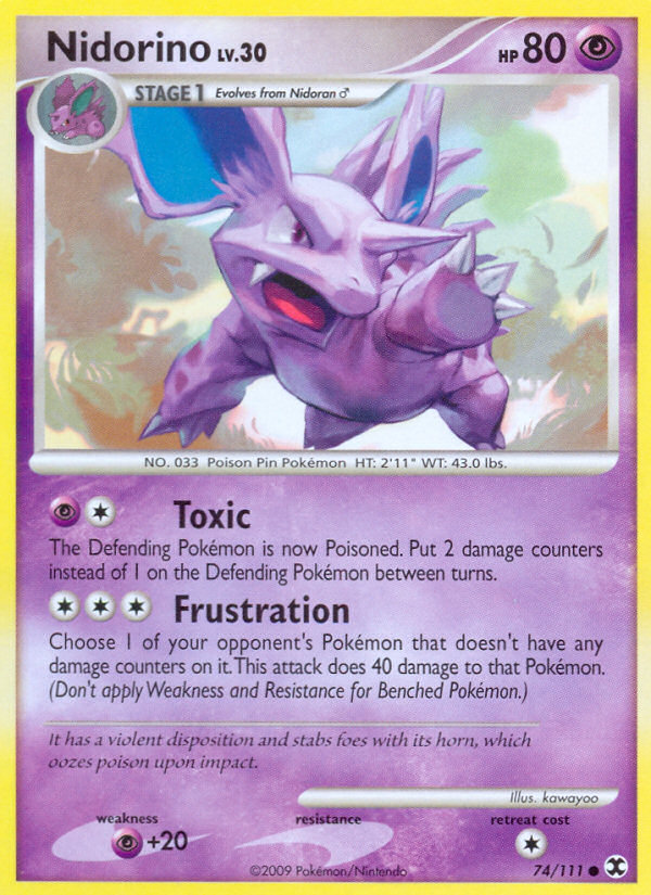 Nidorino (74/111) [Platino: Duelos de Leyendas]