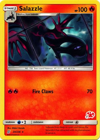 Salazzle (34/236) (Sello de Charizard n.º 7) [Battle Academy 2020]