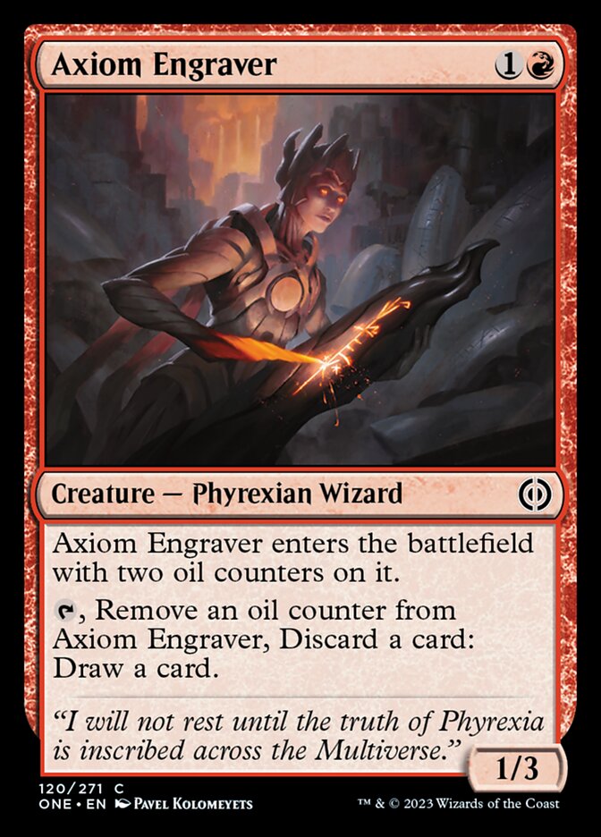 Graveur axiomatique [Phyrexia : Tout unifié]