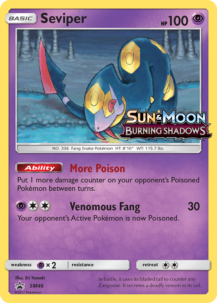 Seviper (SL46) [Soleil et Lune : Cartes promo Étoiles noires]