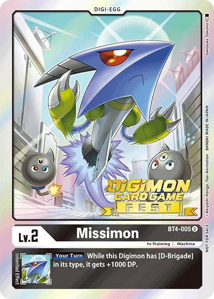 Missimon [BT4-005] (Digimon Card Game Fest 2022) [Promocionales de Gran Leyenda]
