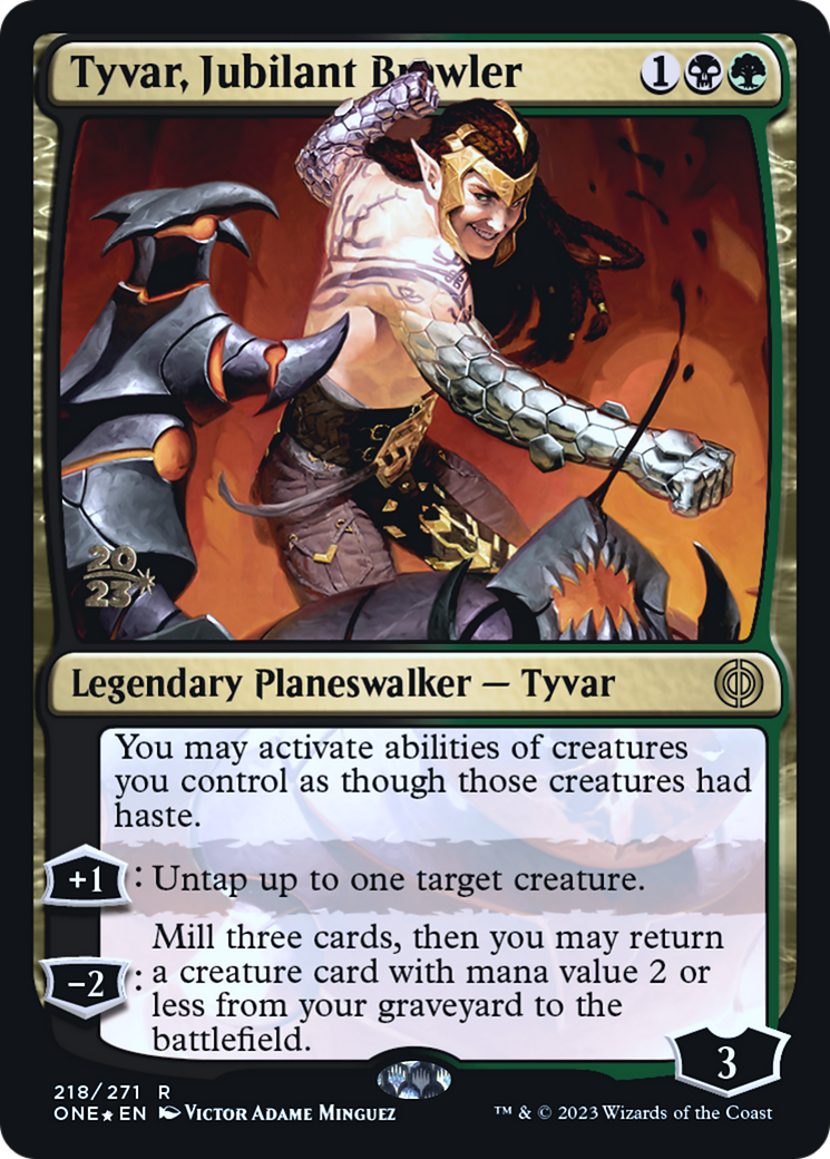 Tyvar, bagarreur jubilant [Phyrexia : Tous seront Un, promos d'avant-première]