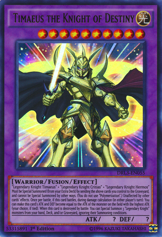 Timaeus le Chevalier du Destin [DRL3-FR055] Ultra Rare