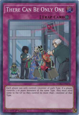 Solo puede haber uno [EXFO-EN076] Súper Rara