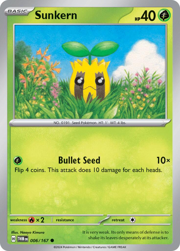 Sunkern (006/167) [Escarlata y Púrpura: Mascarada Crepuscular]
