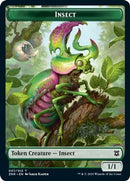 Humain // Insecte Jeton recto-verso [Tokens des Decks Challenger 2021]
