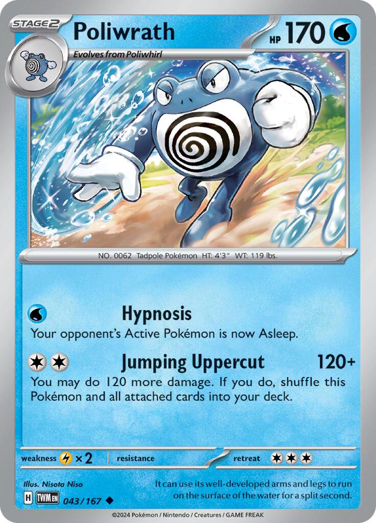 Poliwrath (043/167) [Escarlata y Púrpura: Máscara Crepuscular]