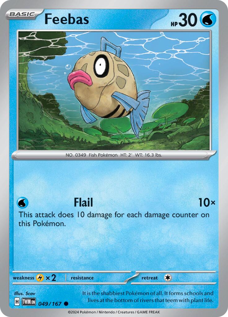 Feebas (049/167) [Escarlata y Púrpura: Mascarada Crepuscular]