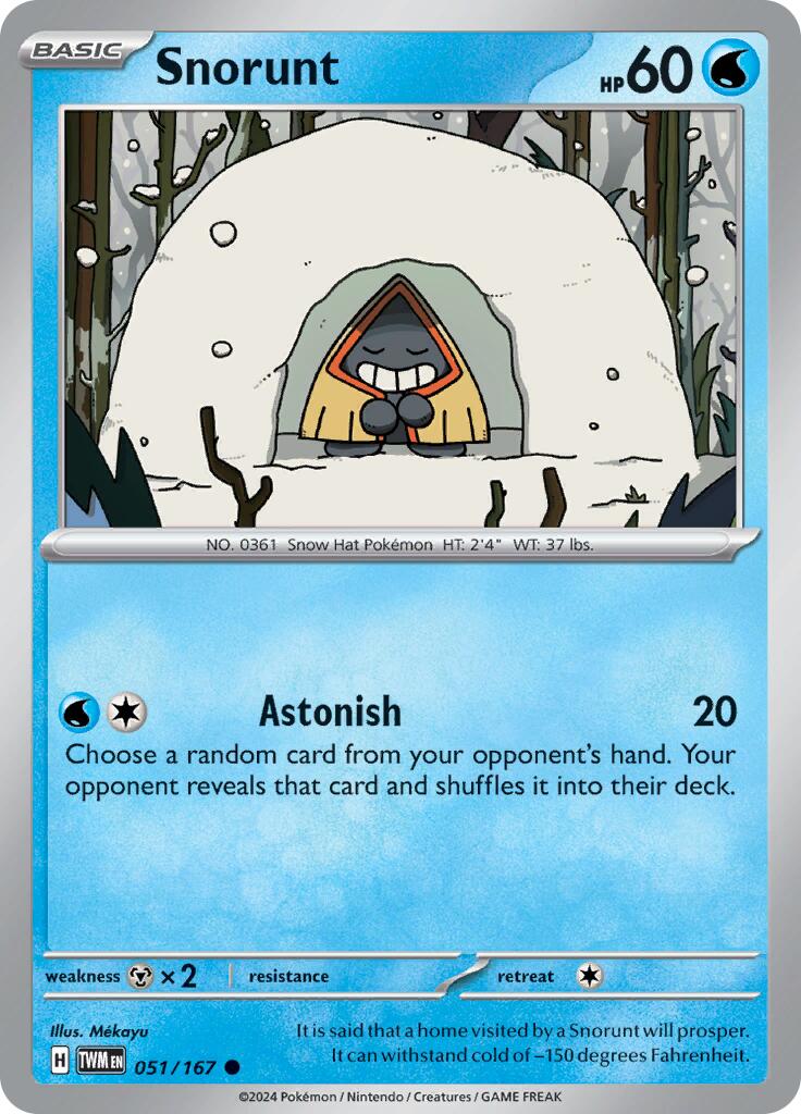 Snorunt (051/167) [Escarlata y Púrpura: Mascarada Crepúsculo]
