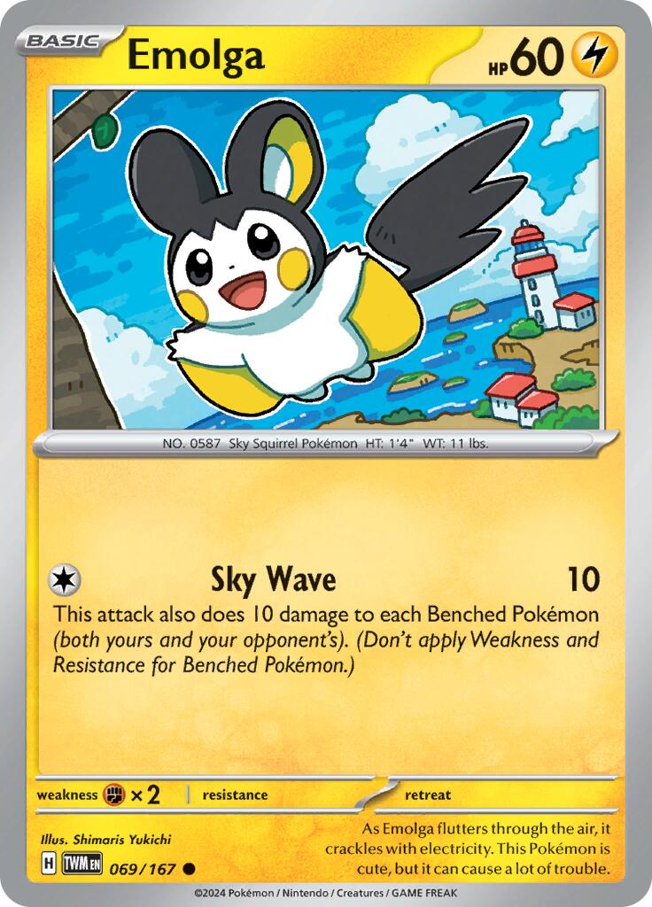 Emolga (069/167) [Escarlata y Púrpura: Mascarada Crepuscular]