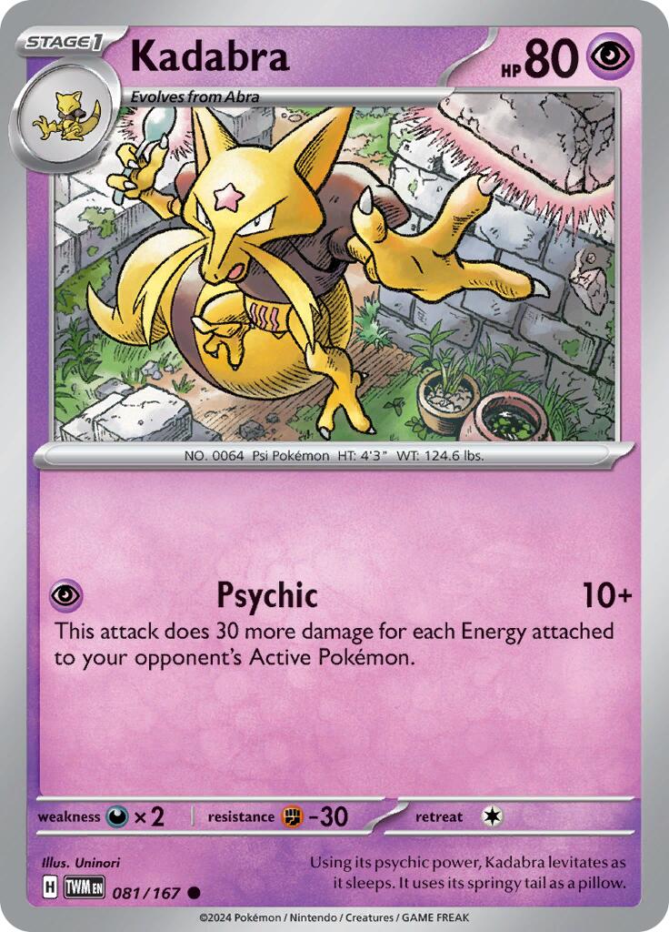 Kadabra (081/167) [Escarlata y Púrpura: Mascarada Crepuscular]