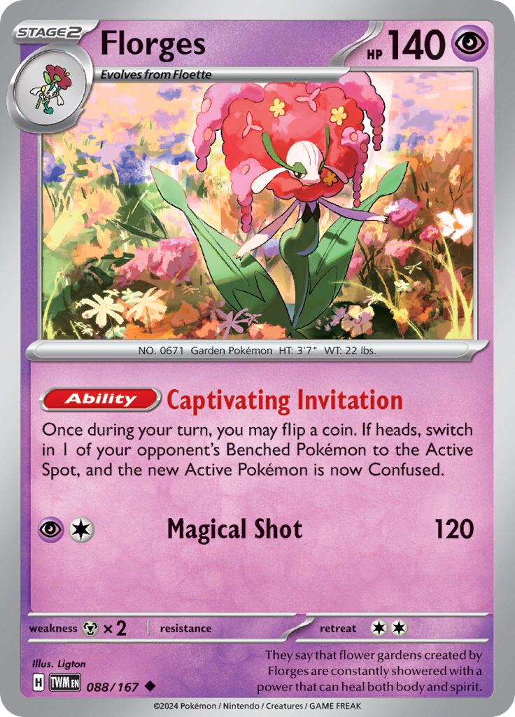 Florges (088/167) [Écarlate et Violet : Mascarade Crépusculaire]