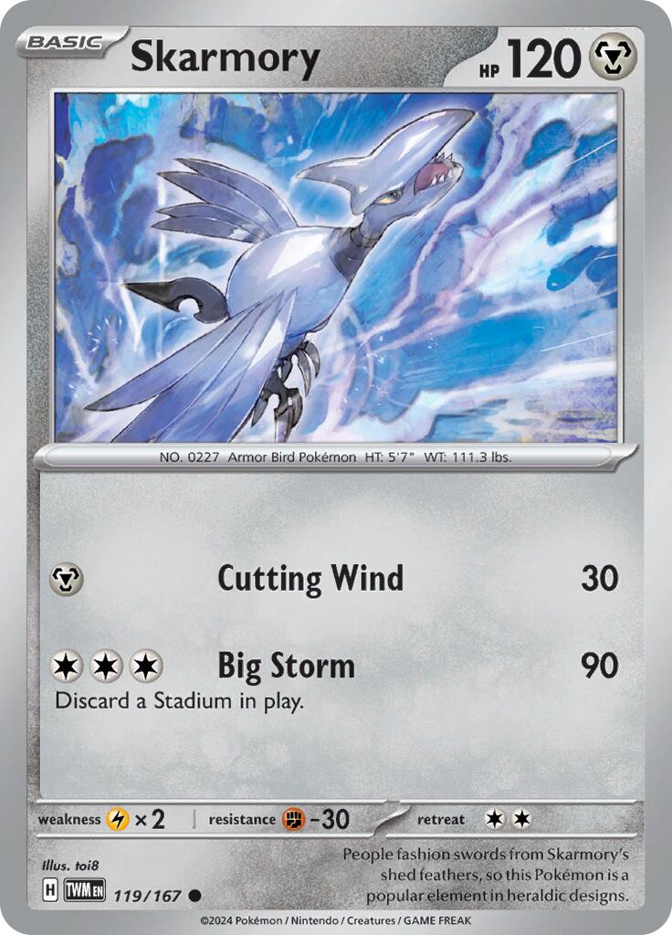 Skarmory (119/167) [Escarlata y Púrpura: Máscara Crepuscular]